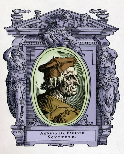Ritratto di Andrea da Fiesole (Andrea Ferrucci) da Giorgio Vasari