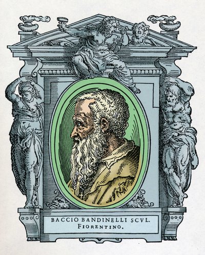 Ritratto di Baccio BANDINELLI (Firenze) da Giorgio Vasari