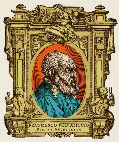 Ritratto di Francesco Primaticcio detto Il Primaticcio (1504-1570) pittore, scultore e architetto. Era un membro dell