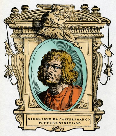 Ritratto di Giorgione (Giorgio Zorzi) da Giorgio Vasari
