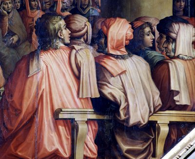 Preghiera di Antonio Giacomini per la battaglia di Pisa da Giorgio Vasari