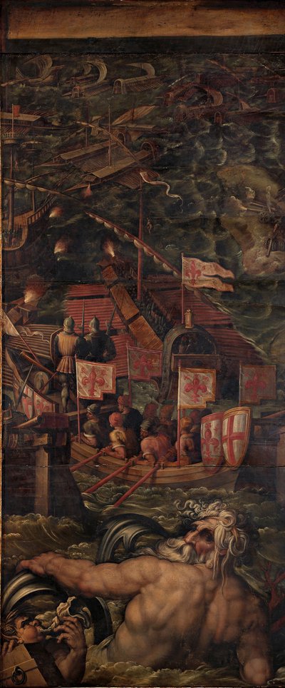 Battaglia navale tra Fiorentini e Pisani, 1563-1565 da Giorgio Vasari