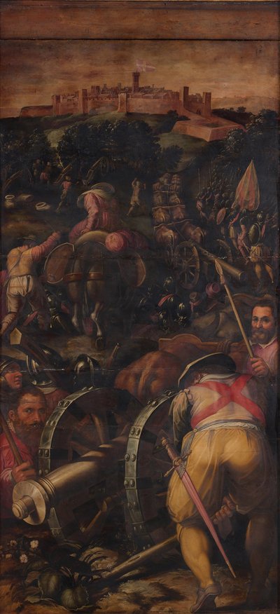Assalto a Monteriggioni, 1563-1565 da Giorgio Vasari