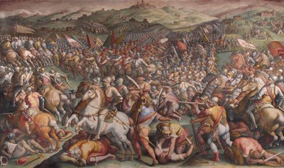 La Battaglia di Marciano in Val di Chiana, 1570-1571 da Giorgio Vasari