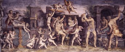 La fucina di Vulcano, 1556-1557 da Giorgio Vasari