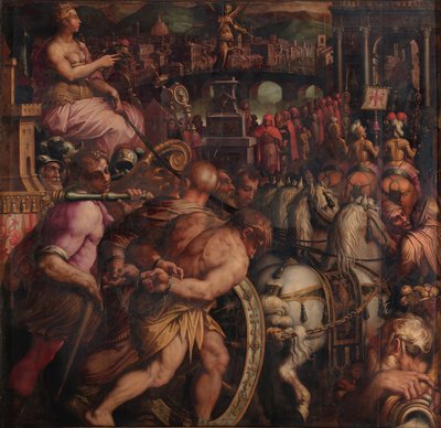 Trionfo dopo la vittoria di Pisa da Giorgio Vasari