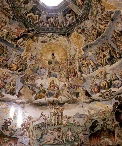 Il Giudizio Universale (dettaglio) da Giorgio and Zuccari Federico  Vasari
