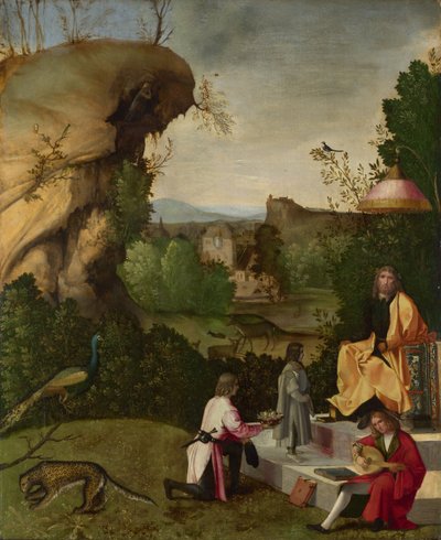 Omaggio a un poeta, inizio XVI sec. da Giorgione,