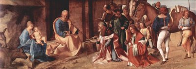 Italian: Adorazione dei Magi Adoration of the Magi da Giorgione