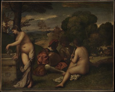 Concerto pastorale, c. 1510 da Giorgione da Castelfranco