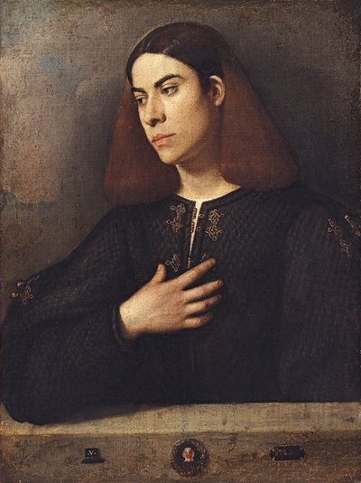 Ritratto di un giovane uomo Antonio Brocardo, ca 1509-1510 da Giorgione da Castelfranco