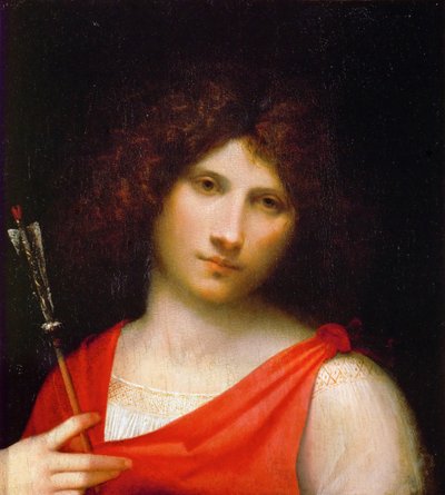 Giovane uomo con freccia da Giorgione da Castelfranco