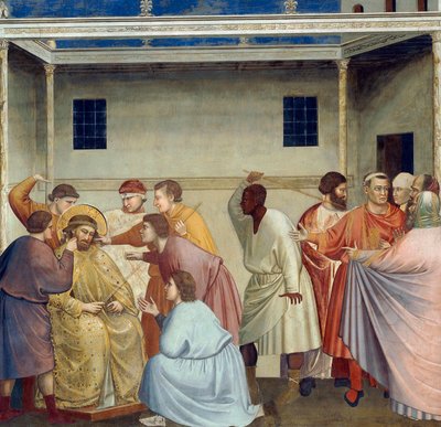 Flagellazione di Cristo, (dettaglio) di Giotto da Giotto (c.1266 1337)