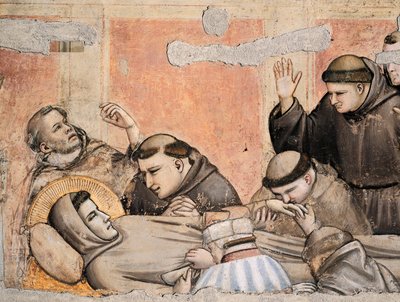 Morte di San Francesco (dettaglio) da Giotto (c.1266 1337)