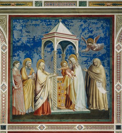 Presentazione di Gesù al Tempio, di Giotto, (dettaglio) da Giotto (c.1266 1337)