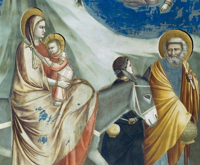 La fuga in Egitto (dettaglio) da Giotto (c.1266 1337)