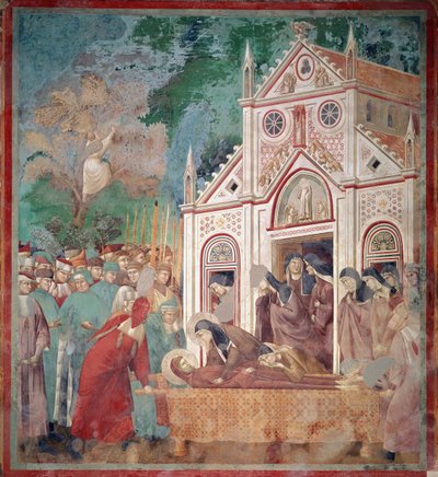 Il corteo funebre di San Francesco d