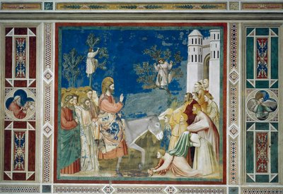 Ingresso di Gesù a Gerusalemme, (dettaglio) da Giotto (c.1266 1337)