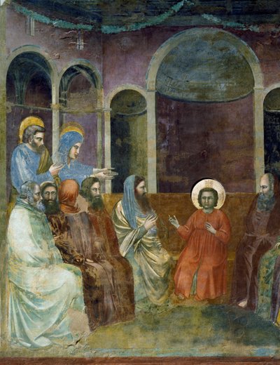 Gesù nel Tempio tra i Dottori, (dettaglio) da Giotto (c.1266 1337)