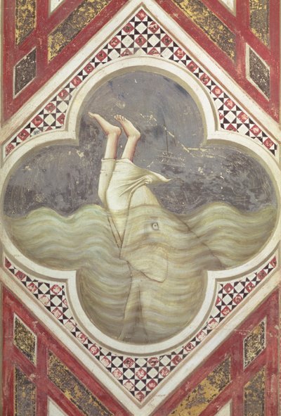 Giona e la balena, c.1305 da Giotto (c.1266 1337)
