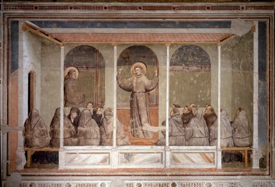San Francesco appare a un capitolo ad Arles durante la predicazione di Sant