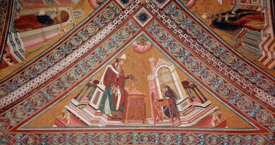I Dottori della Chiesa: Papa Gregorio I il Grande (affresco) da Giotto (c.1266 1337)