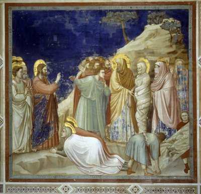 La Resurrezione di Lazzaro, c.1305 (affresco) da Giotto (c.1266 1337)