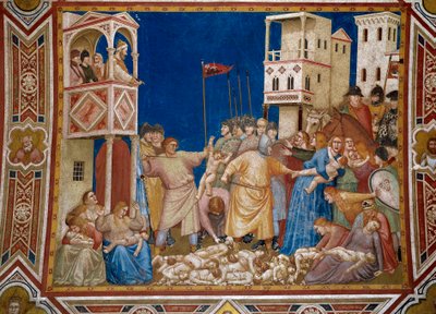 Il massacro degli Innocenti, affresco di Giotto di Bondone da Giotto (c.1266 1337)