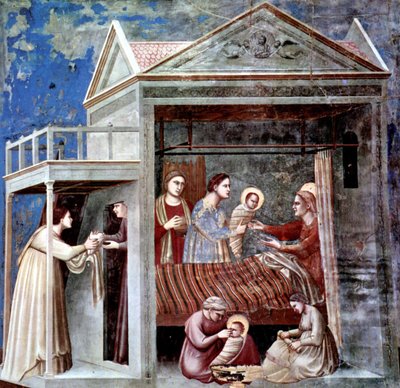 Nascita della Vergine da Giotto
