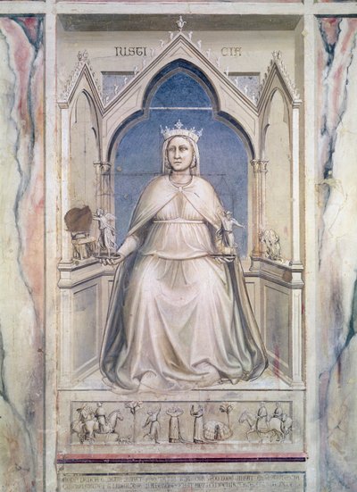 Allegoria della Giustizia, c.1305 da Giotto di Bondone