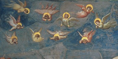(dettaglio) di putti da La Lamentazione di Cristo da Giotto di Bondone