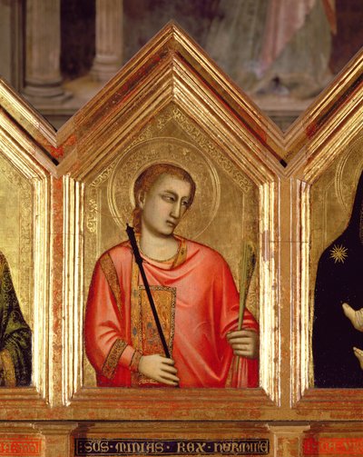 Santo dal Polittico di Santa Reparata (dettaglio) da Giotto di Bondone