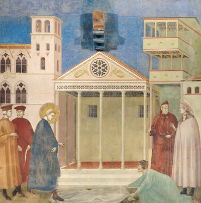San Francesco onorato da un uomo semplice, 1297-99 da Giotto di Bondone