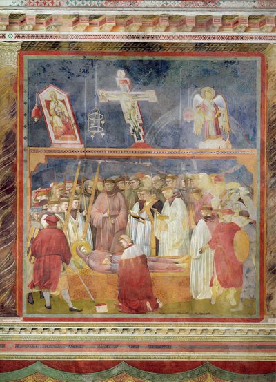 San Girolamo che controlla le stigmate sul corpo di San Francesco, 1296-97 da Giotto di Bondone