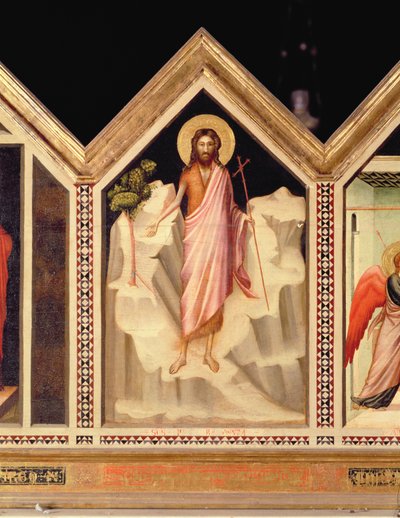 San Giovanni Battista, dal Polittico di Santa Reparata (dettaglio del pannello centrale sinistro) da Giotto di Bondone