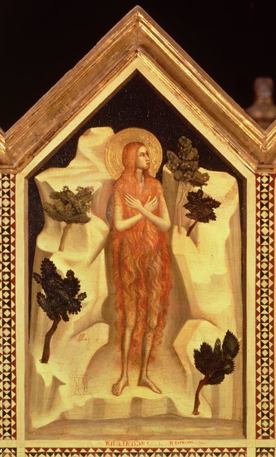 Santa Maria Maddalena, dal Polittico di Santa Reparata (dettaglio del pannello centrale destro) da Giotto di Bondone