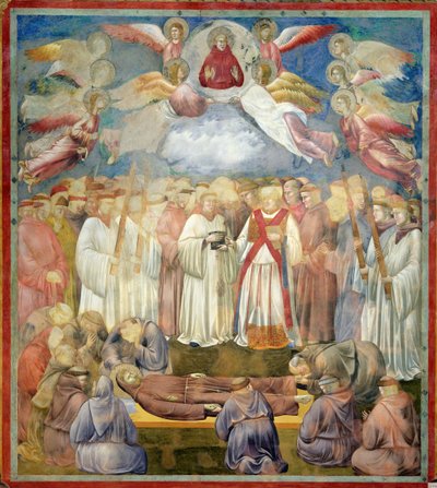 La morte di San Francesco, 1297-99 da Giotto di Bondone