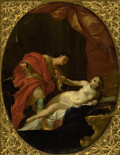 Tarquinio minaccia Lucrezia da Giovan Gioseffo dal Sole