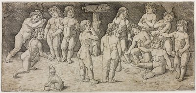Dodici Cupidi che Giocano da Giovan Pietro Birago