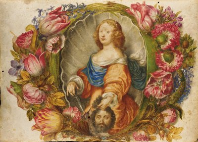 Ritratto della Granduchessa Vittoria della Rovere come Giuditta da Giovanna Garzoni