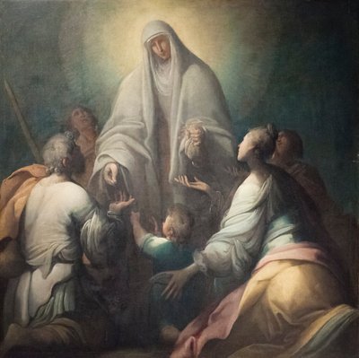 Madonna che distribuisce elemosine da Giovanni (1575 1655) Donducci
