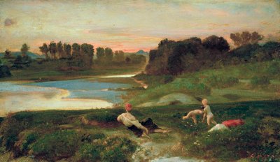 Pomeriggio alle Cascine, c.1859-69 da Giovanni (1826 1903) Costa