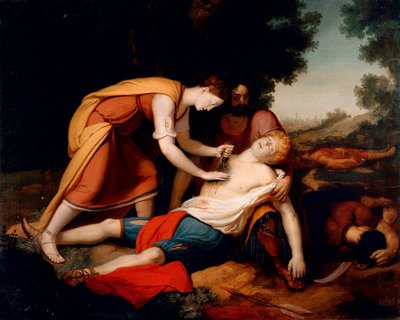 Erminia cura Tancredi, di Gerolamo Costa (1777 -?) da Giovanni (1826 1903) Costa