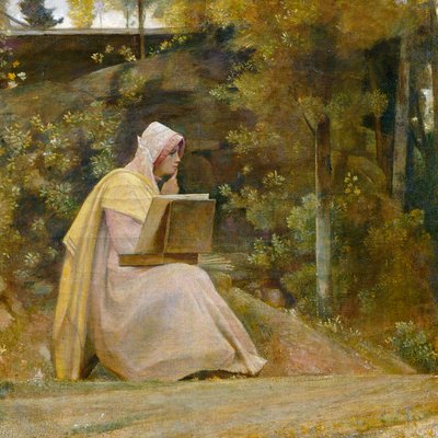 Essere o non essere: Chi non ama non è, di Giovanni, noto come Nino Costa, circa 1880 da Giovanni Costa