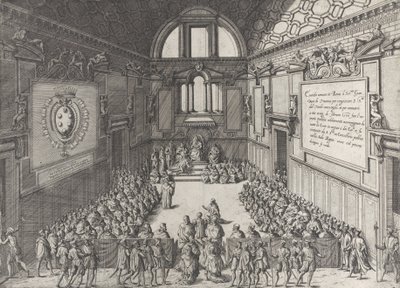 Udienza concessa da Papa Pio V a Cosimo I, Duca di Toscana da Giovanni Ambrogio Brambilla