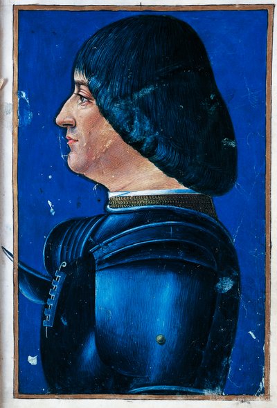 Ritratto di Ludovico Maria Sforza, Moro da Giovanni Ambrogio de Predis