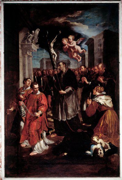 Processione di San Carlo Borromeo da Giovanni Andrea Ansaldo