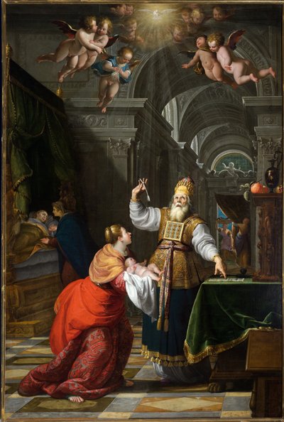 Trionfo del nome di San Giovanni Battista da Giovanni Andrea Ansaldo