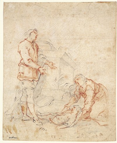 Scena biblica da Giovanni Andrea Ferrari