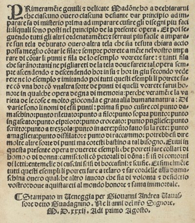 Esemplario di Lauori..., pagina 14 verso, 1 agosto 1532 da Giovanni Andrea Vavassore